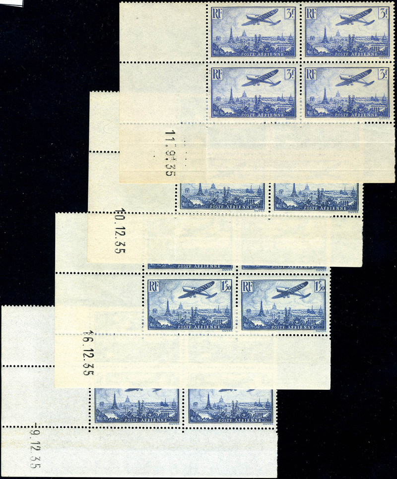 Lot 722 - France poste aerienne - Francois Feldman F.C.N.P François FELDMAN sale #127 Lot 722 - France poste aerienne - Francois Feldman F.C.N.P François FELDMAN sale #127