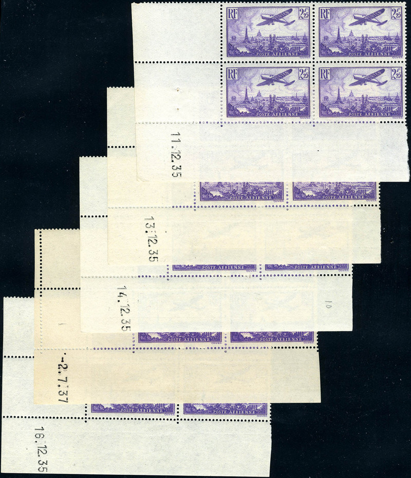 Lot 723 - France poste aerienne - Francois Feldman F.C.N.P François FELDMAN sale #127 Lot 723 - France poste aerienne - Francois Feldman F.C.N.P François FELDMAN sale #127