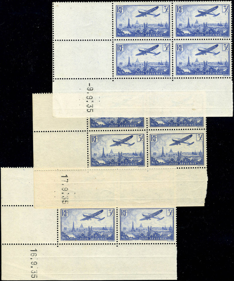 Lot 724 - France poste aerienne - Francois Feldman F.C.N.P François FELDMAN sale #127 Lot 724 - France poste aerienne - Francois Feldman F.C.N.P François FELDMAN sale #127