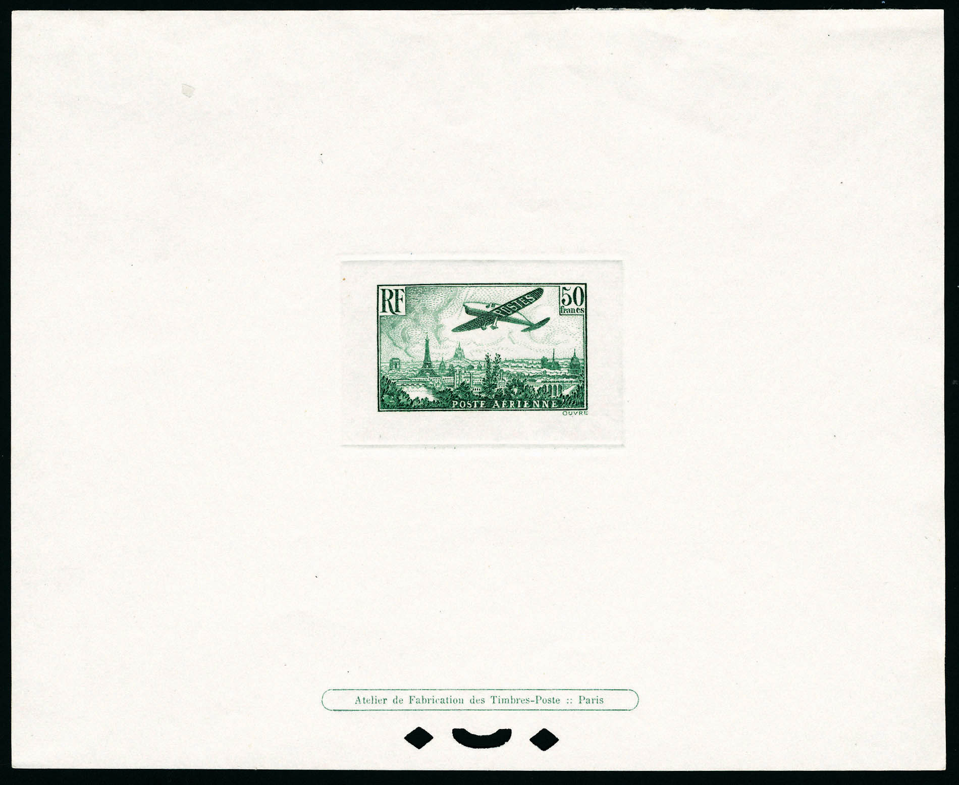 Lot 725 - France poste aerienne - Francois Feldman F.C.N.P François FELDMAN sale #127 Lot 725 - France poste aerienne - Francois Feldman F.C.N.P François FELDMAN sale #127