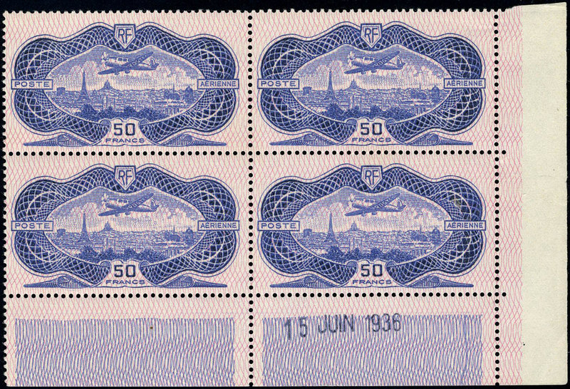 Lot 739 - France poste aerienne -  Francois Feldman F.C.N.P François FELDMAN sale #127