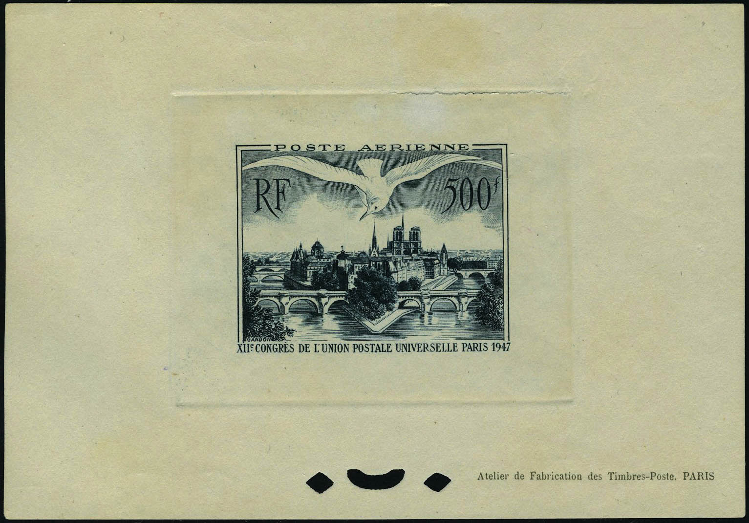 Lot 746 - France poste aerienne -  Francois Feldman F.C.N.P François FELDMAN sale #127