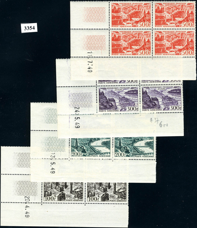 Lot 751 - France poste aerienne - Francois Feldman F.C.N.P François FELDMAN sale #127 Lot 751 - France poste aerienne - Francois Feldman F.C.N.P François FELDMAN sale #127