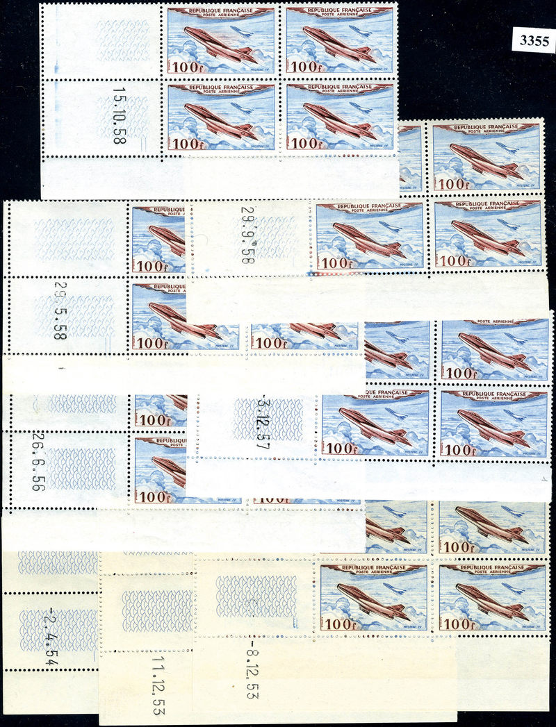 Lot 756 - France poste aerienne - Francois Feldman F.C.N.P François FELDMAN sale #127 Lot 756 - France poste aerienne - Francois Feldman F.C.N.P François FELDMAN sale #127