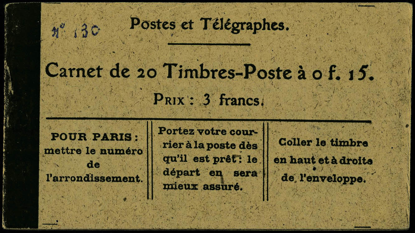 Lot 788 - France carnets - Francois Feldman F.C.N.P François FELDMAN sale #127 Lot 788 - France carnets - Francois Feldman F.C.N.P François FELDMAN sale #127