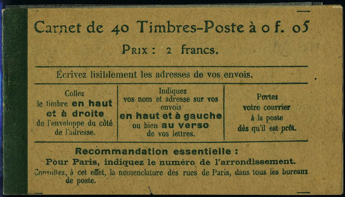 Lot 791 - France carnets - Francois Feldman F.C.N.P François FELDMAN sale #127 Lot 791 - France carnets - Francois Feldman F.C.N.P François FELDMAN sale #127