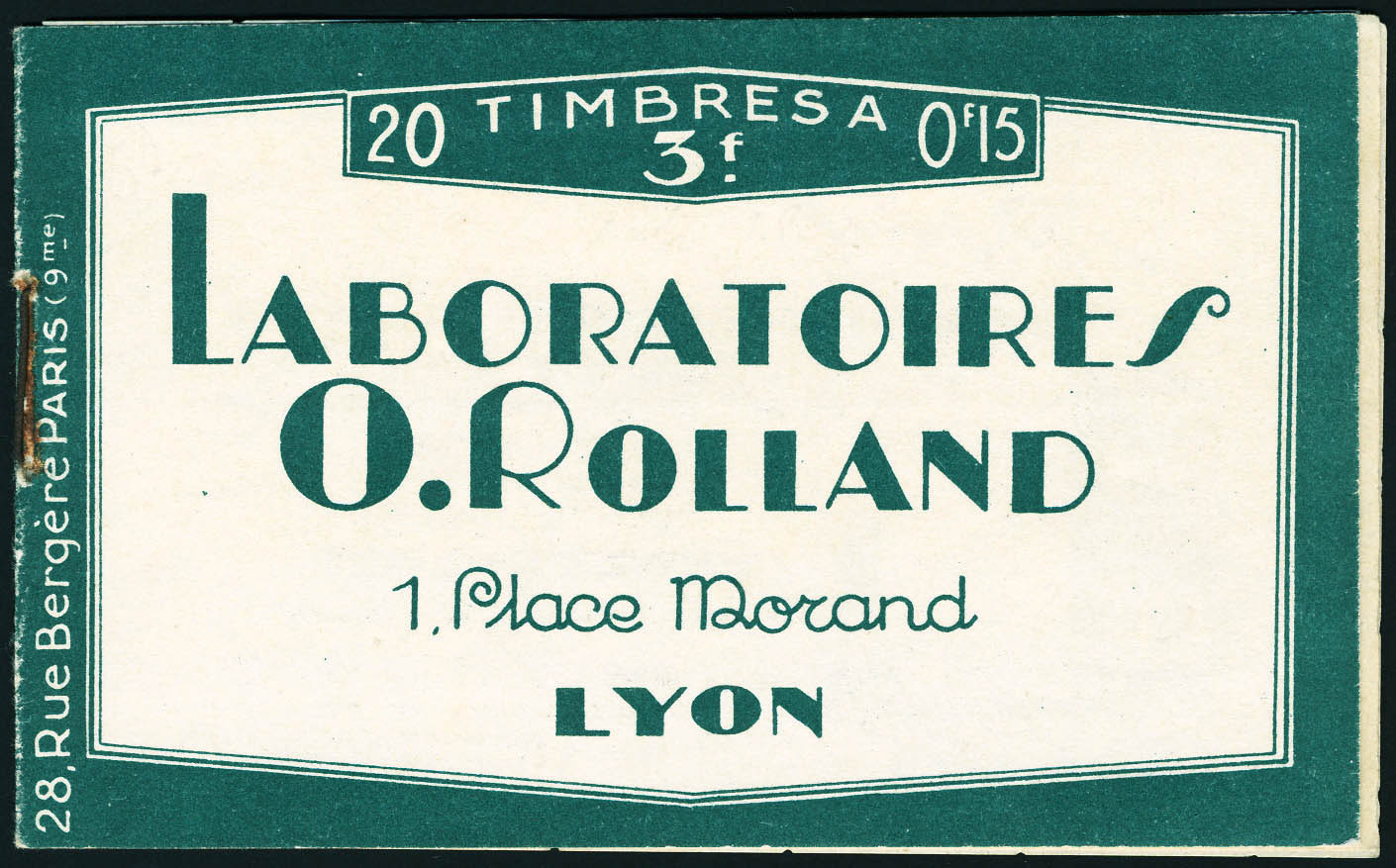 Lot 798 - France carnets - Francois Feldman F.C.N.P François FELDMAN sale #127 Lot 798 - France carnets - Francois Feldman F.C.N.P François FELDMAN sale #127