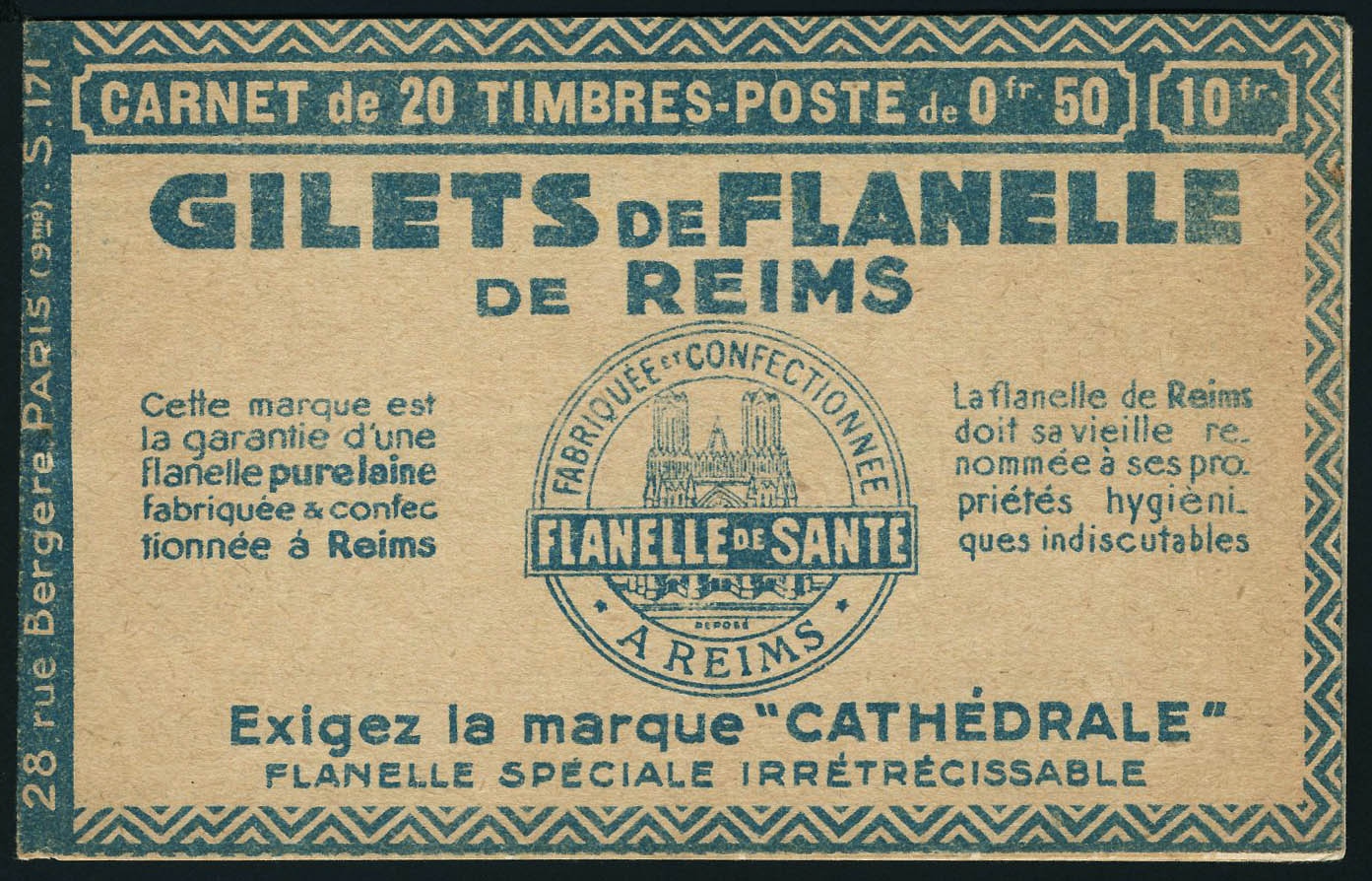 Lot 802 - France carnets - Francois Feldman F.C.N.P François FELDMAN sale #127 Lot 802 - France carnets - Francois Feldman F.C.N.P François FELDMAN sale #127