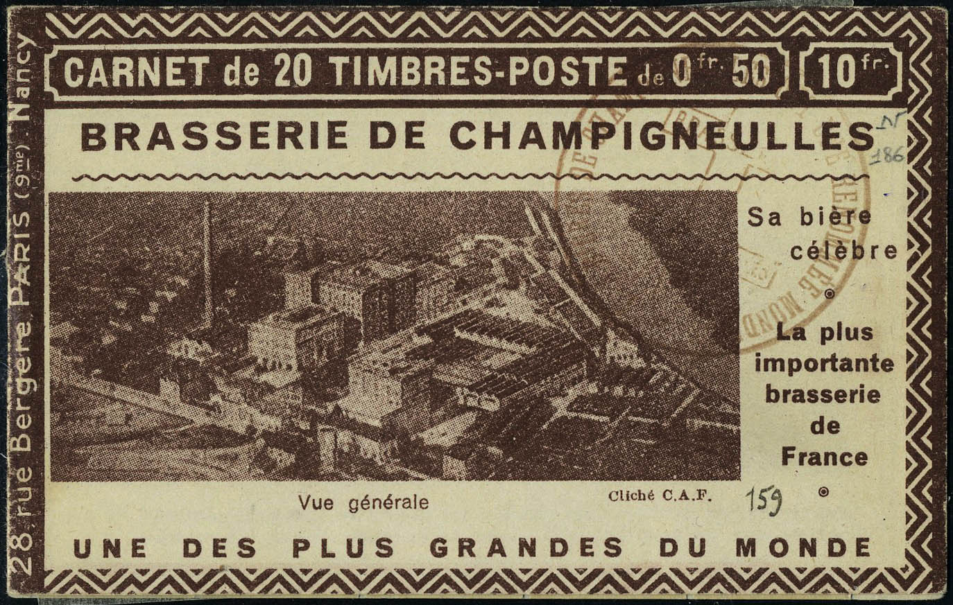 Lot 806 - France carnets - Francois Feldman F.C.N.P François FELDMAN sale #127 Lot 806 - France carnets - Francois Feldman F.C.N.P François FELDMAN sale #127