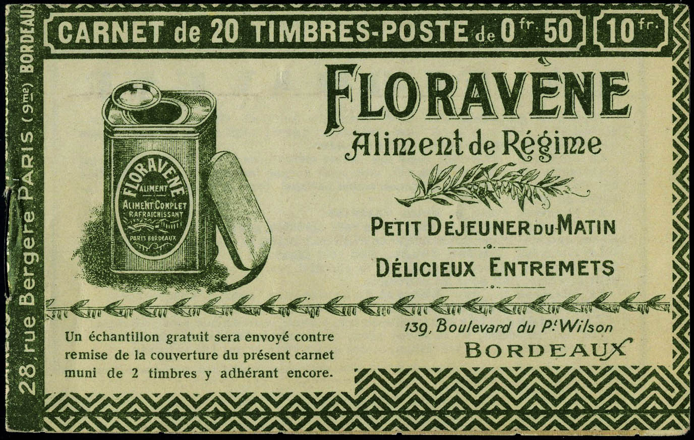 Lot 809 - France carnets - Francois Feldman F.C.N.P François FELDMAN sale #127 Lot 809 - France carnets - Francois Feldman F.C.N.P François FELDMAN sale #127