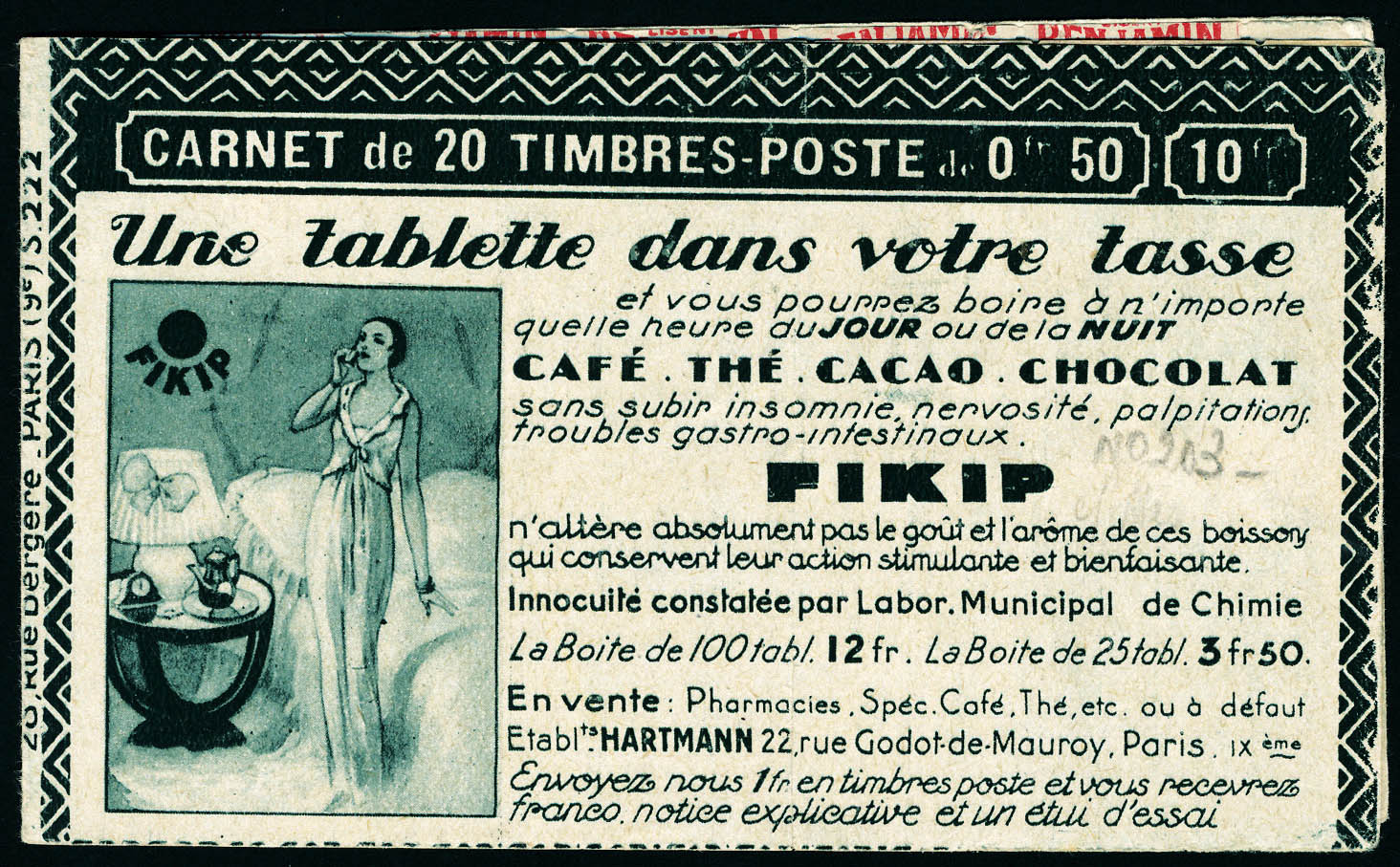 Lot 811 - France carnets - Francois Feldman F.C.N.P François FELDMAN sale #127 Lot 811 - France carnets - Francois Feldman F.C.N.P François FELDMAN sale #127