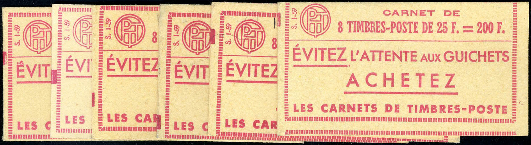 Lot 814 - France carnets - Francois Feldman F.C.N.P François FELDMAN sale #127 Lot 814 - France carnets - Francois Feldman F.C.N.P François FELDMAN sale #127