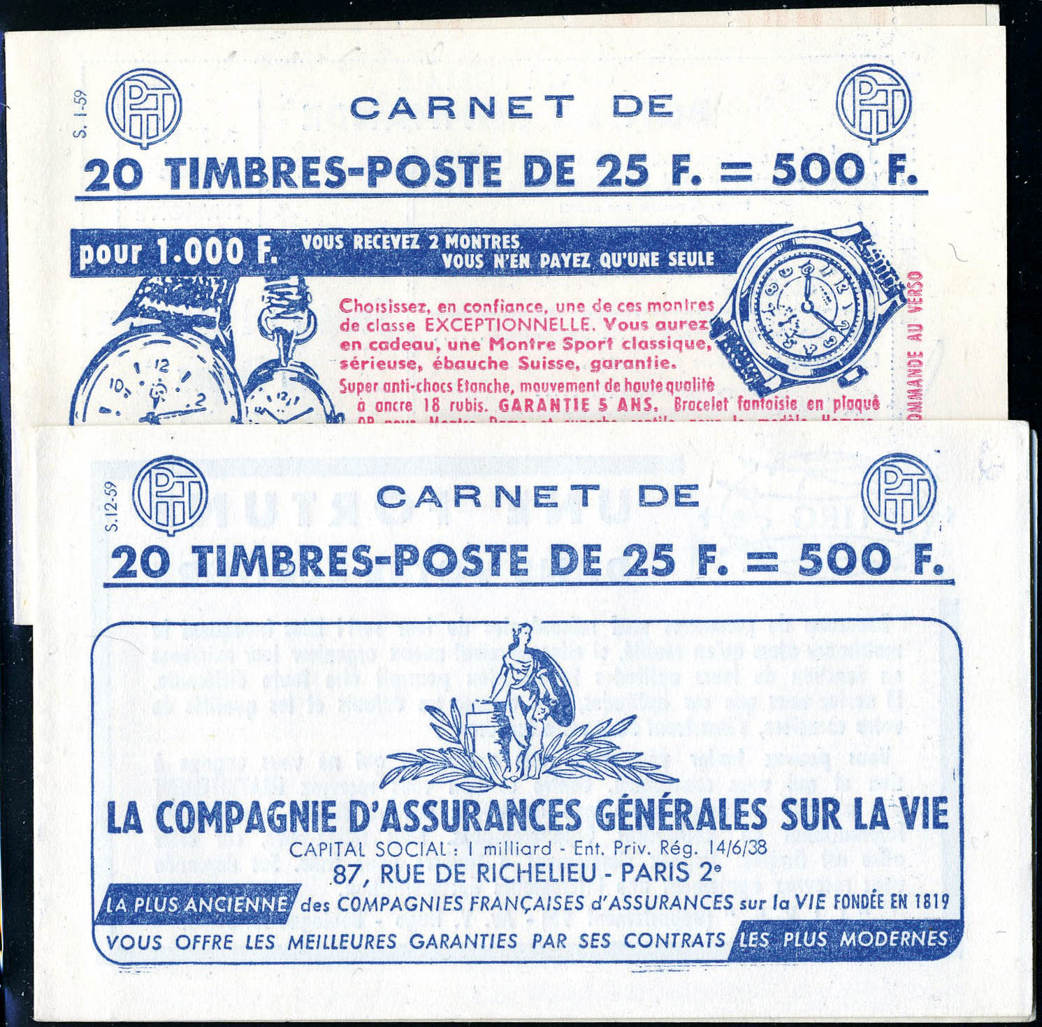 Lot 816 - France carnets - Francois Feldman F.C.N.P François FELDMAN sale #127 Lot 816 - France carnets - Francois Feldman F.C.N.P François FELDMAN sale #127