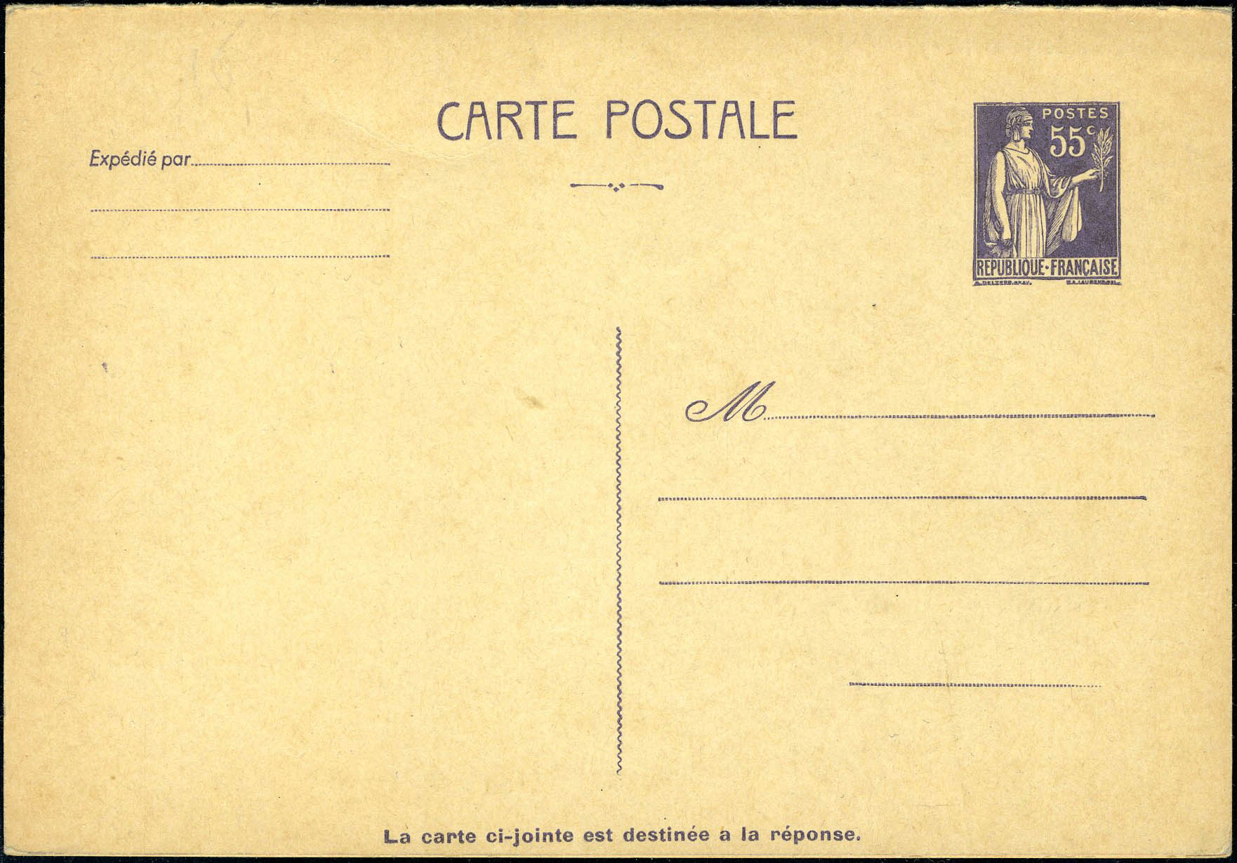 Lot 839 - France entiers postaux -  Francois Feldman F.C.N.P François FELDMAN sale #127