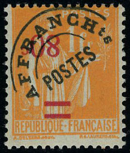 Lot 866 - France preobliteres - Francois Feldman F.C.N.P François FELDMAN sale #127 Lot 866 - France preobliteres - Francois Feldman F.C.N.P François FELDMAN sale #127