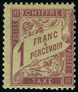 Lot 920 - France timbres-taxe - Francois Feldman F.C.N.P François FELDMAN sale #127 Lot 920 - France timbres-taxe - Francois Feldman F.C.N.P François FELDMAN sale #127