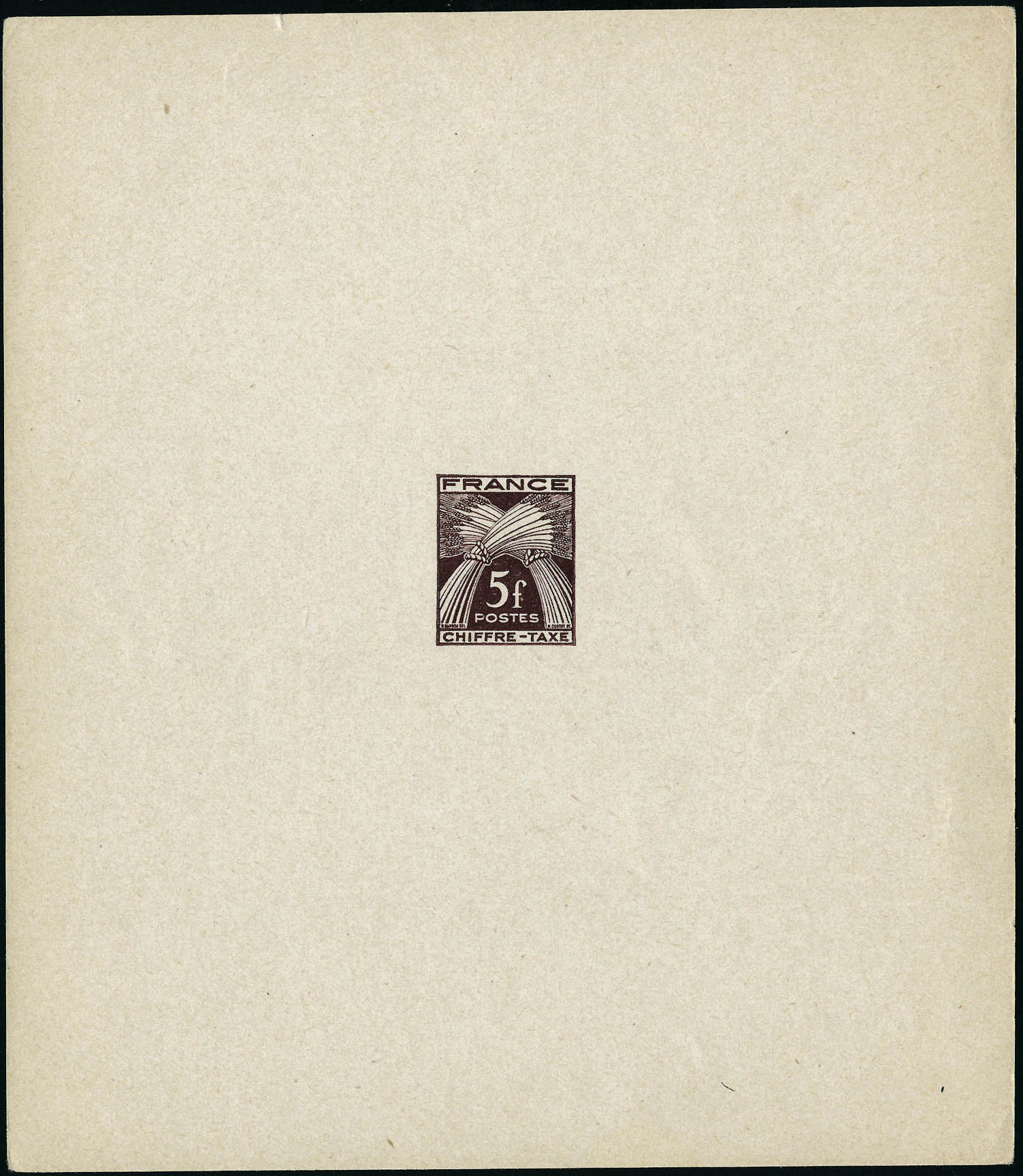 Lot 929 - France timbres-taxe -  Francois Feldman F.C.N.P François FELDMAN sale #127