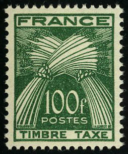 Lot 931 - France timbres-taxe -  Francois Feldman F.C.N.P François FELDMAN sale #127