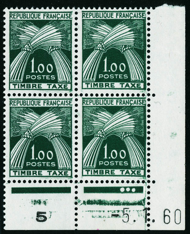 Lot 933 - France timbres-taxe -  Francois Feldman F.C.N.P François FELDMAN sale #127