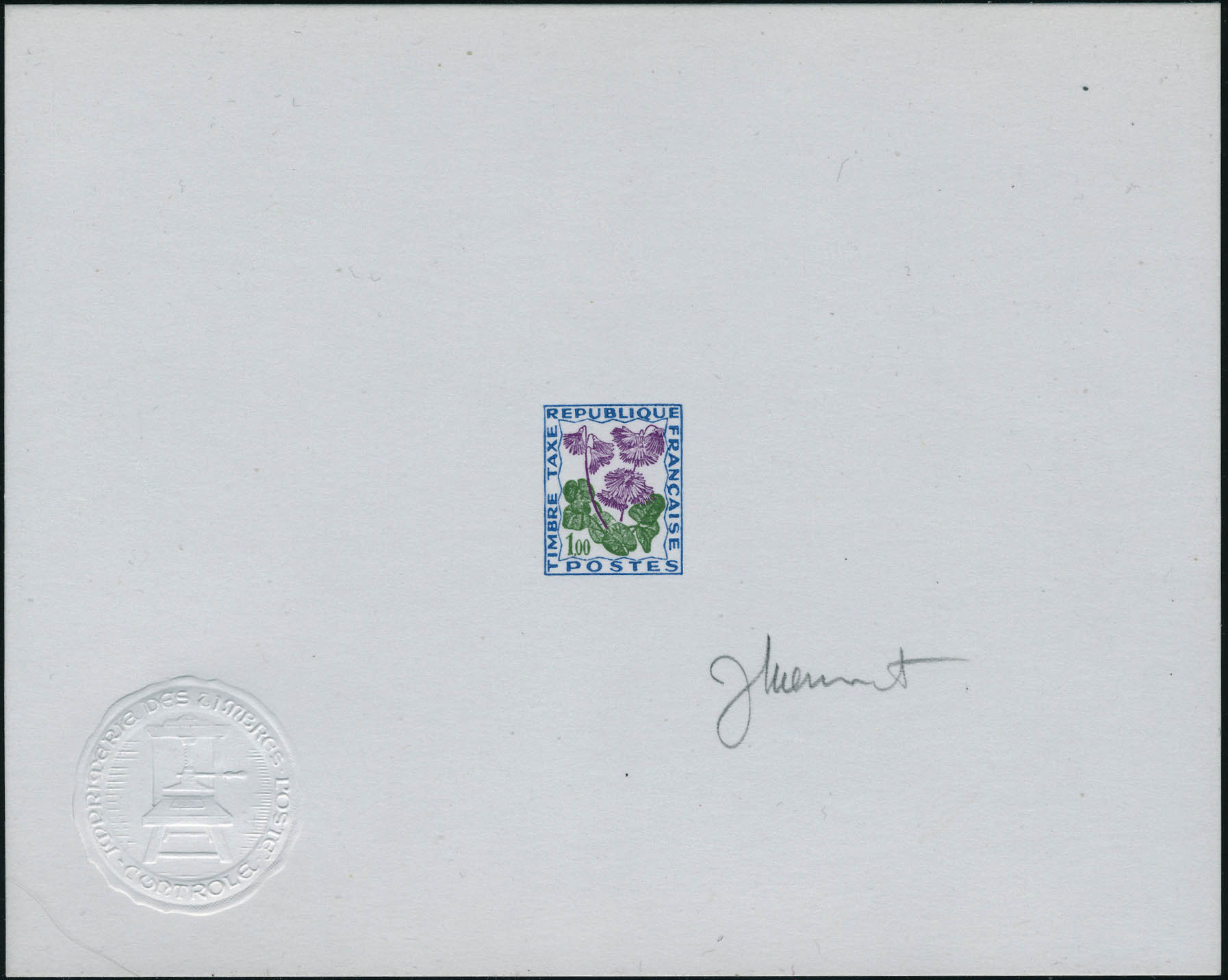 Lot 934 - France timbres-taxe -  Francois Feldman F.C.N.P François FELDMAN sale #127