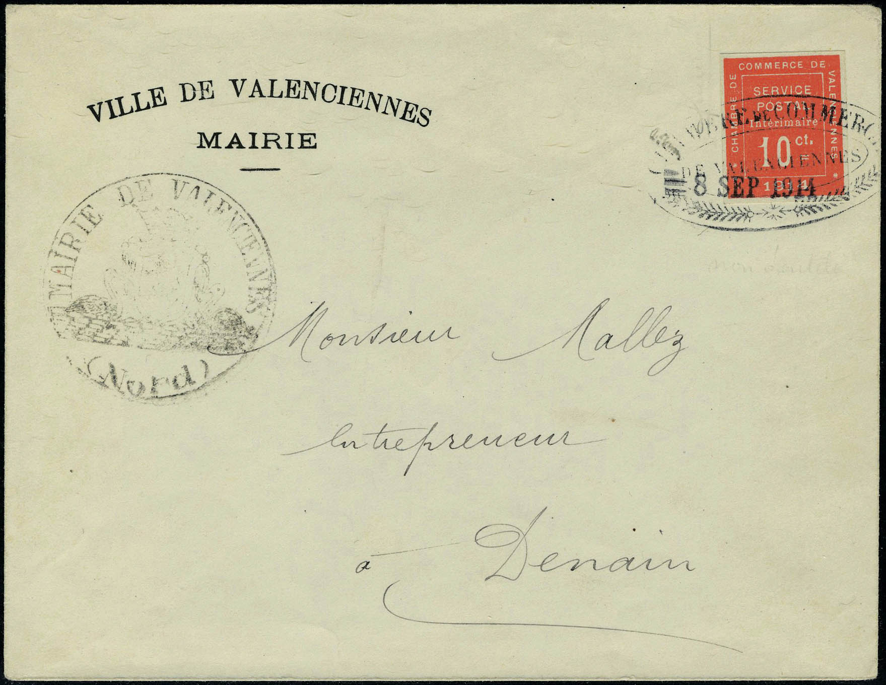 Lot 988 - France timbres de guerre -  Francois Feldman F.C.N.P François FELDMAN sale #127