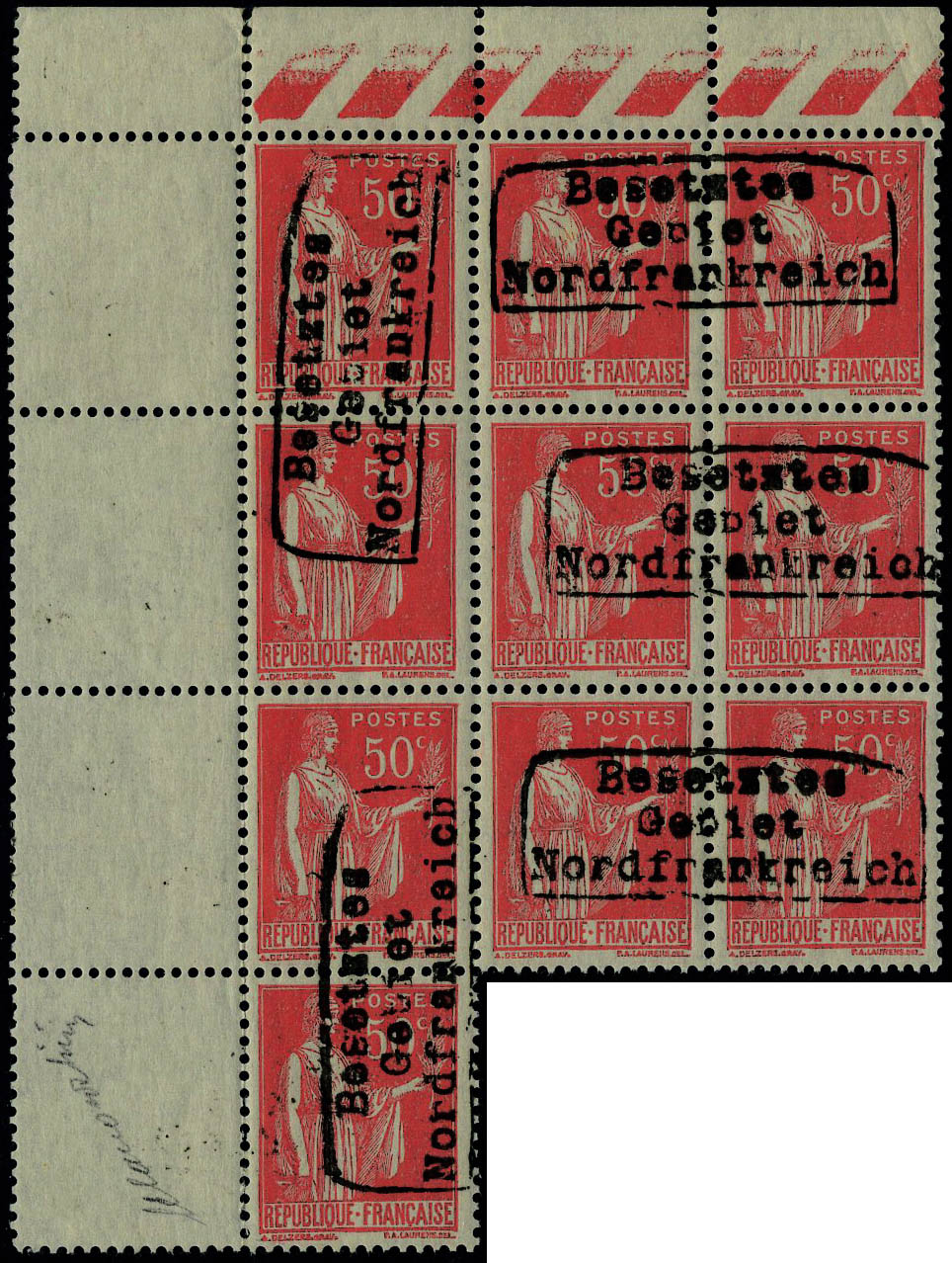 Lot 989 - France timbres de guerre -  Francois Feldman F.C.N.P François FELDMAN sale #127