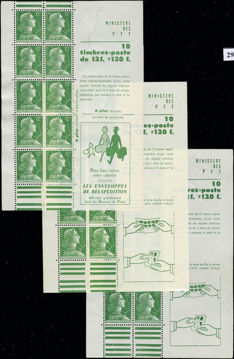Lot 1024 - France carnets -  Francois Feldman F.C.N.P François FELDMAN sale #128