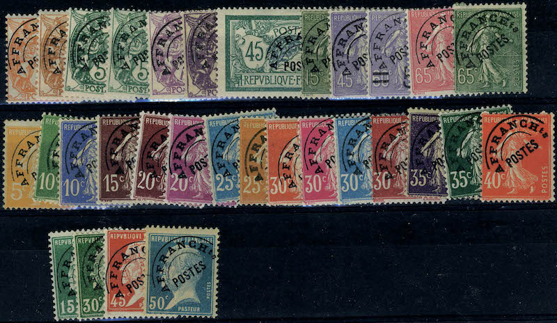 Lot 1092 - France preobliteres - Francois Feldman F.C.N.P François FELDMAN sale #128 Lot 1092 - France preobliteres - Francois Feldman F.C.N.P François FELDMAN sale #128