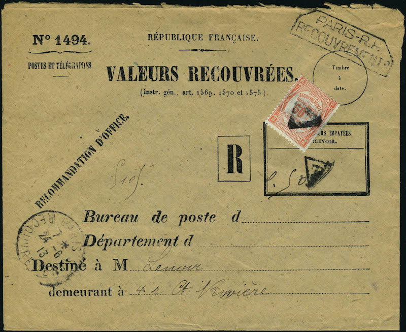 Lot 1175 - France timbres-taxe - Francois Feldman F.C.N.P François FELDMAN sale #128 Lot 1175 - France timbres-taxe - Francois Feldman F.C.N.P François FELDMAN sale #128