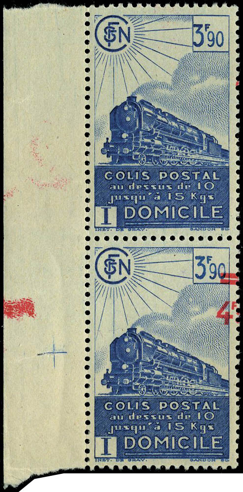 Lot 1213 - France colis postaux -  Francois Feldman F.C.N.P François FELDMAN sale #128