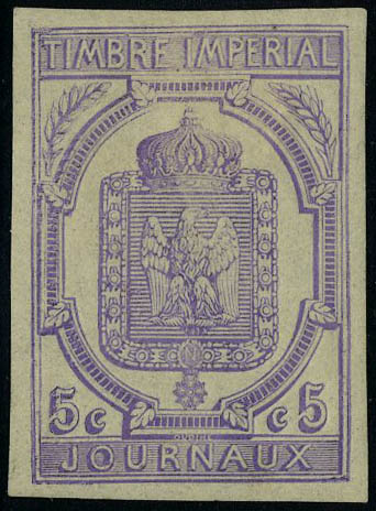 Lot 1254 - France timbres pour journaux -  Francois Feldman F.C.N.P François FELDMAN sale #128