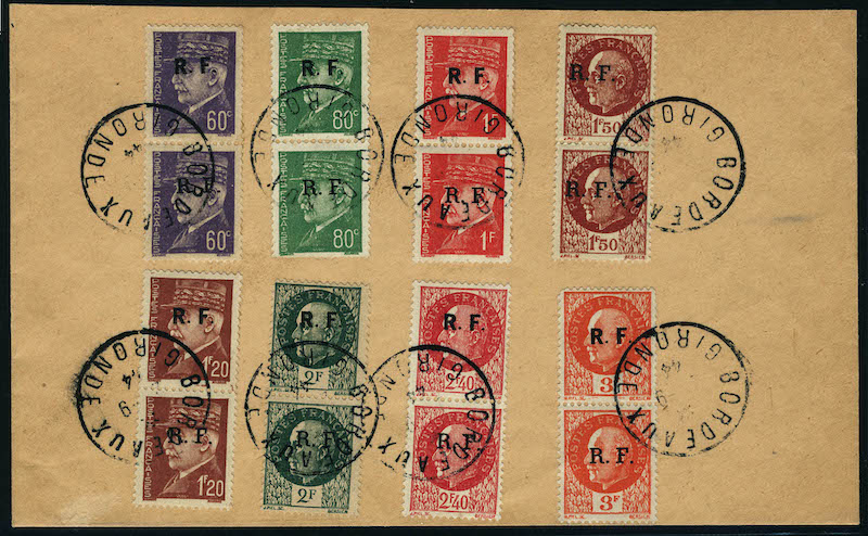 Lot 1274 - France timbres de liberation - cat. mayer -  Francois Feldman F.C.N.P François FELDMAN sale #128