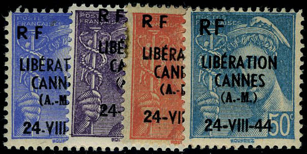 Lot 1276 - France timbres de liberation - cat. mayer -  Francois Feldman F.C.N.P François FELDMAN sale #128