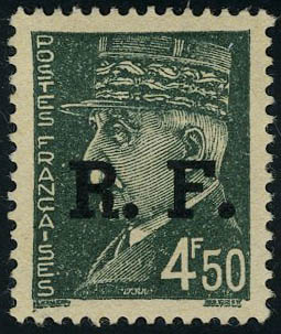 Lot 1278 - France timbres de liberation - cat. mayer -  Francois Feldman F.C.N.P François FELDMAN sale #128