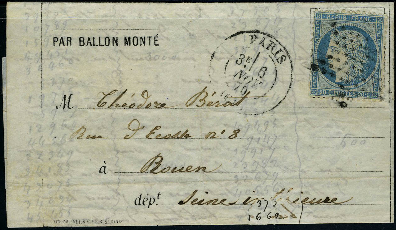 Lot 13 - France ballons montés -  Francois Feldman F.C.N.P François FELDMAN sale #128