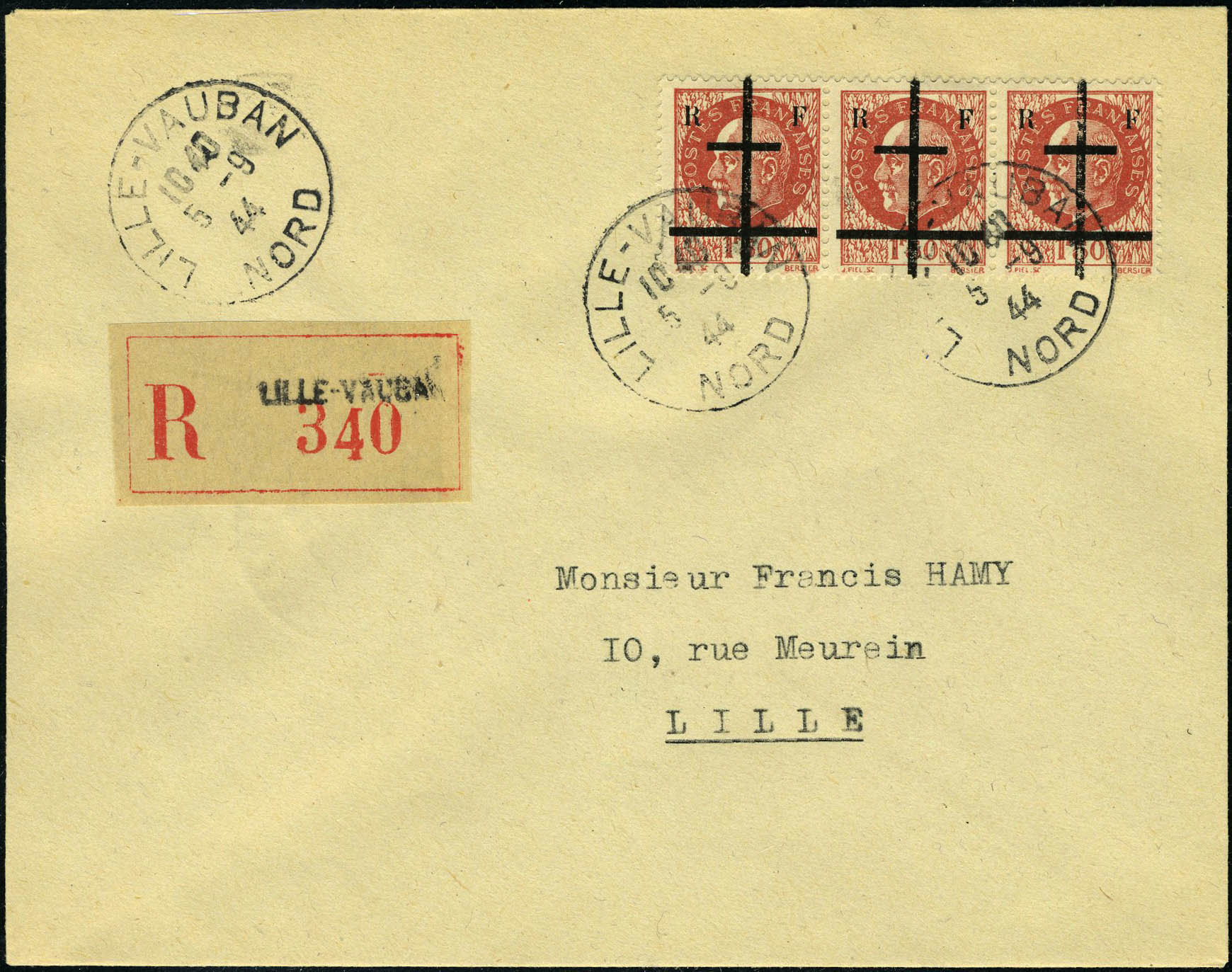 Lot 1302 - France timbres de liberation - cat. mayer -  Francois Feldman F.C.N.P François FELDMAN sale #128
