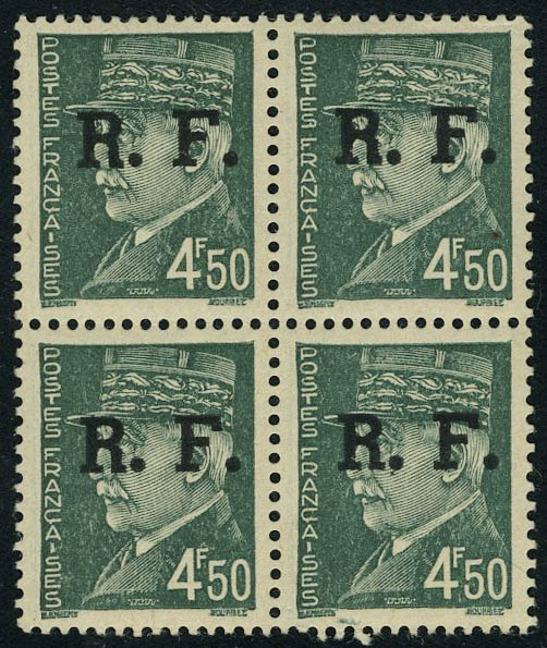 Lot 1305 - France timbres de liberation - cat. mayer -  Francois Feldman F.C.N.P François FELDMAN sale #128