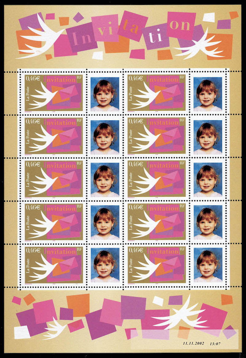 Lot 1381 - France TIMBRES POSTE AV VIGNETTES PERSONALISEES -  Francois Feldman F.C.N.P François FELDMAN sale #128