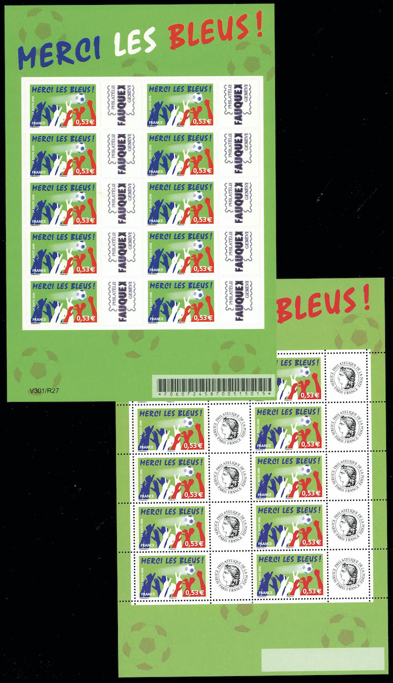 Lot 1386 - France TIMBRES POSTE AV VIGNETTES PERSONALISEES - Francois Feldman F.C.N.P François FELDMAN sale #128 Lot 1386 - France TIMBRES POSTE AV VIGNETTES PERSONALISEES - Francois Feldman F.C.N.P François FELDMAN sale #128