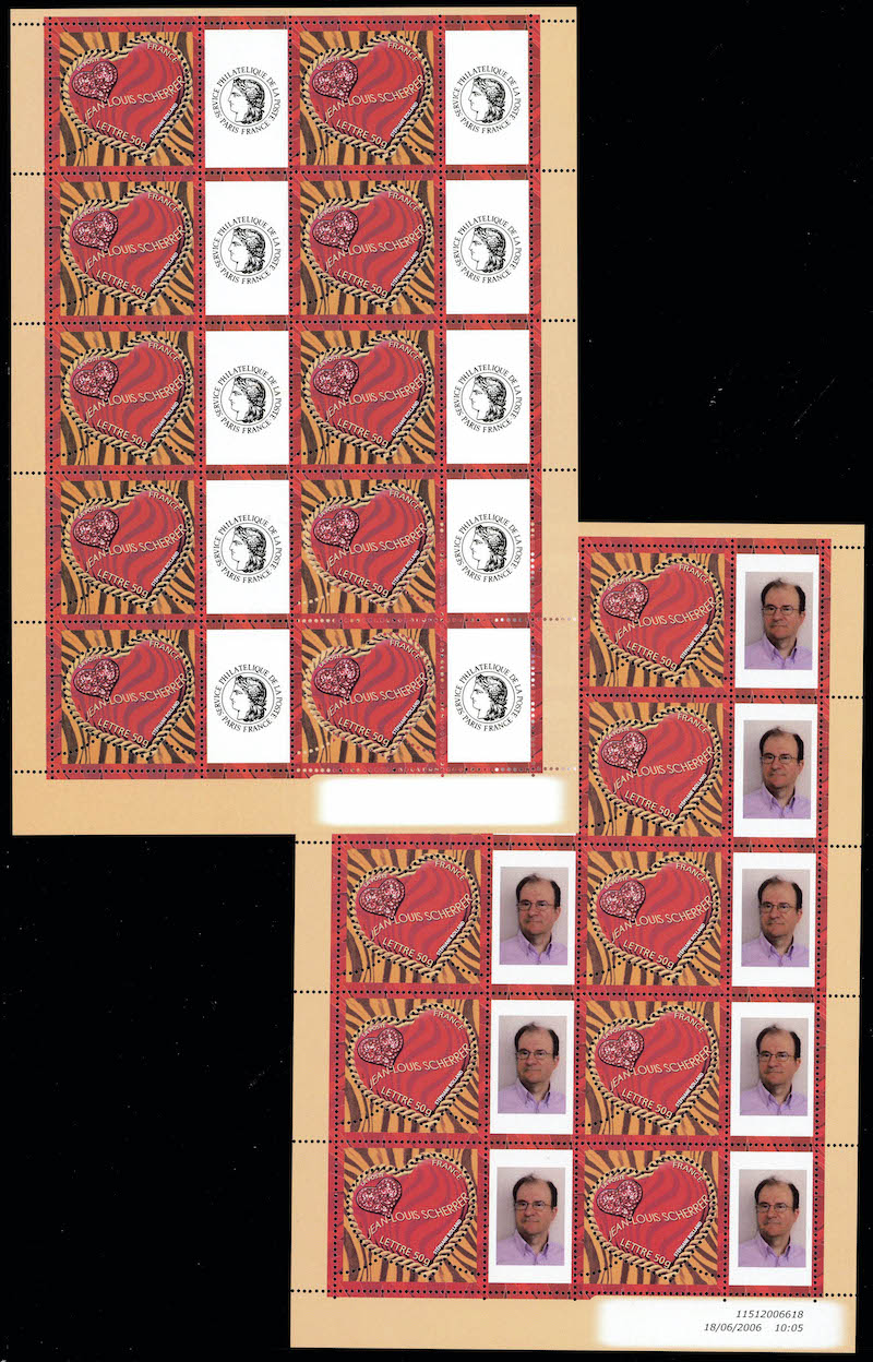 Lot 1395 - France TIMBRES POSTE AV VIGNETTES PERSONALISEES - Francois Feldman F.C.N.P François FELDMAN sale #128 Lot 1395 - France TIMBRES POSTE AV VIGNETTES PERSONALISEES - Francois Feldman F.C.N.P François FELDMAN sale #128