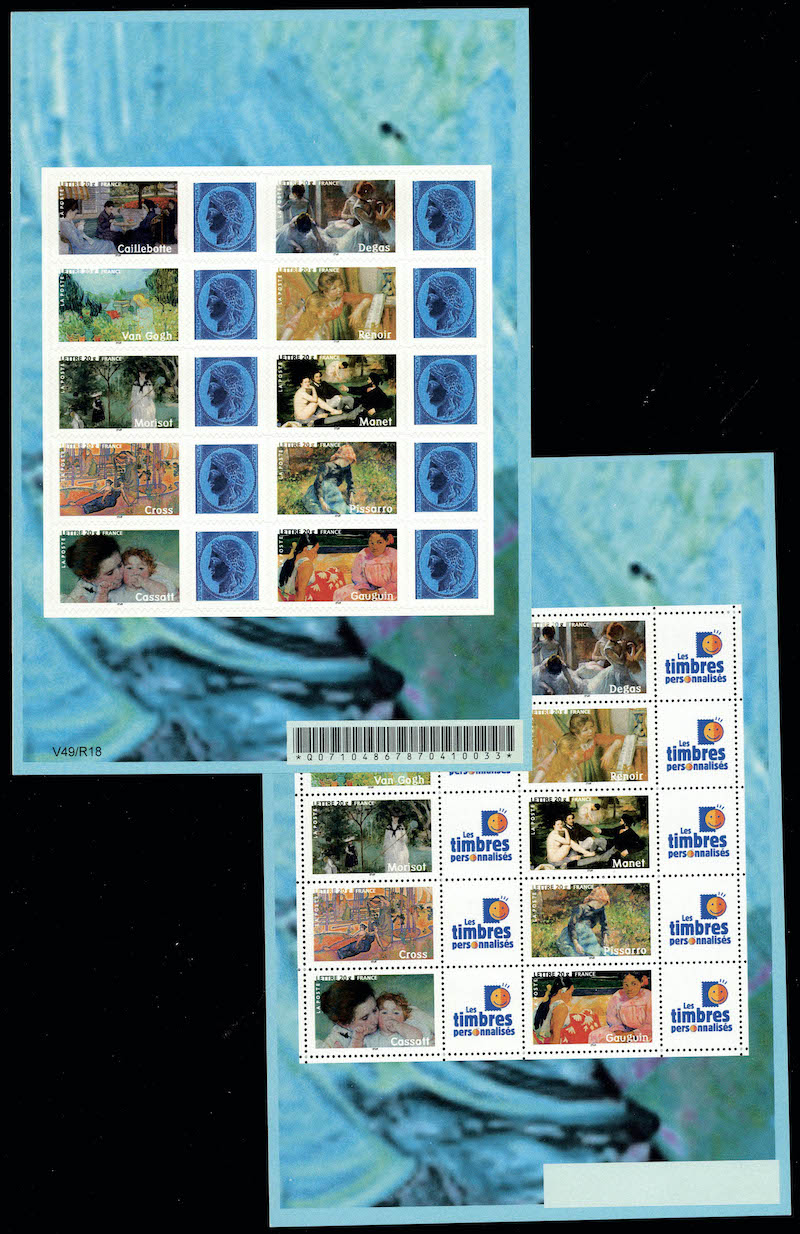 Lot 1396 - France TIMBRES POSTE AV VIGNETTES PERSONALISEES - Francois Feldman F.C.N.P François FELDMAN sale #128 Lot 1396 - France TIMBRES POSTE AV VIGNETTES PERSONALISEES - Francois Feldman F.C.N.P François FELDMAN sale #128