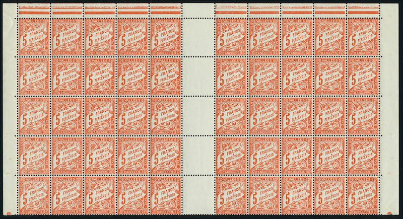 Lot 1489 - MONACO, FRENCH COLONIES A-Z INCLUDING RARITIES ANDORRE, TIMBRES-TAXE - Francois Feldman F.C.N.P François FELDMAN sale #128 Lot 1489 - MONACO, FRENCH COLONIES A-Z INCLUDING RARITIES ANDORRE, TIMBRES-TAXE - Francois Feldman F.C.N.P François FELDMAN sale #128