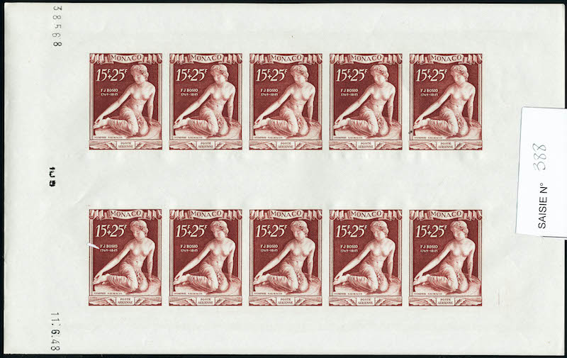 Lot 1524 - MONACO, FRENCH COLONIES A-Z INCLUDING RARITIES Monaco - Francois Feldman F.C.N.P François FELDMAN sale #128 Lot 1524 - MONACO, FRENCH COLONIES A-Z INCLUDING RARITIES Monaco - Francois Feldman F.C.N.P François FELDMAN sale #128