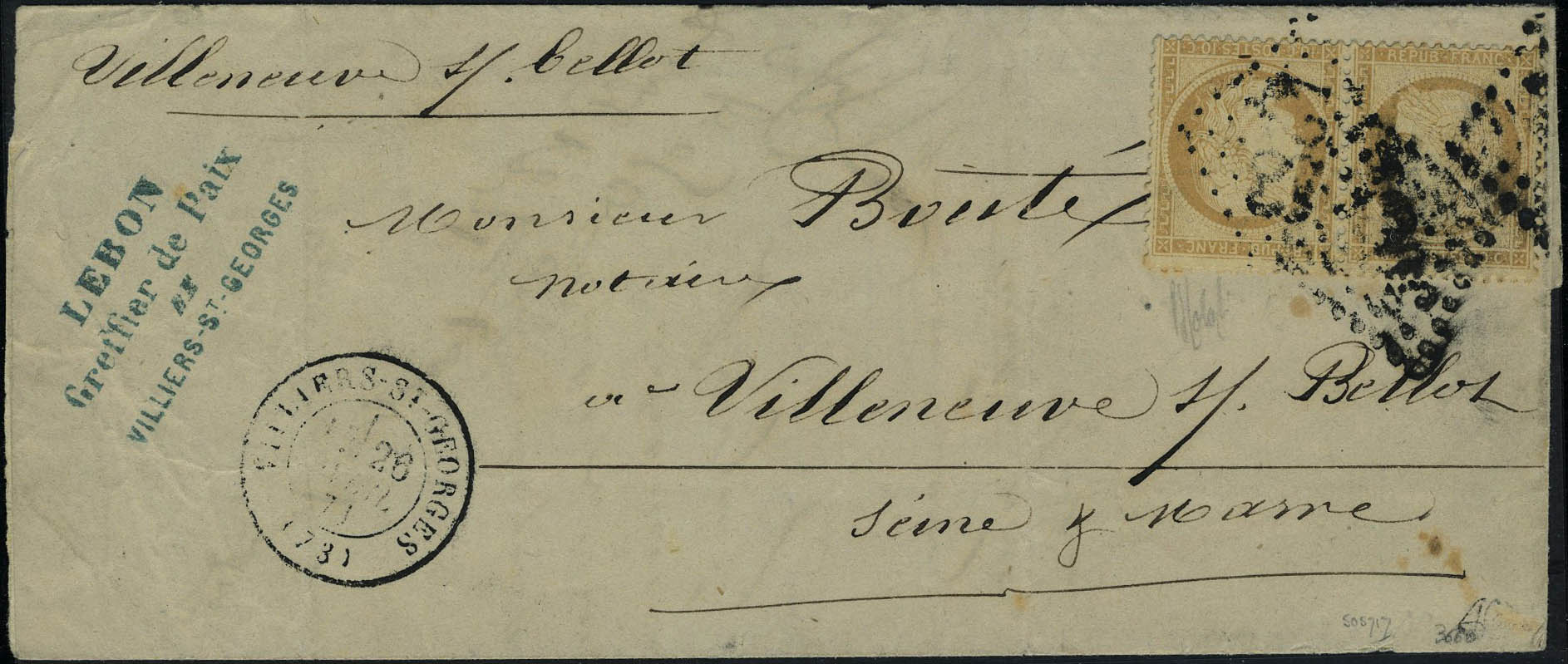 Lot 155 - France siege de paris -  Francois Feldman F.C.N.P François FELDMAN sale #128