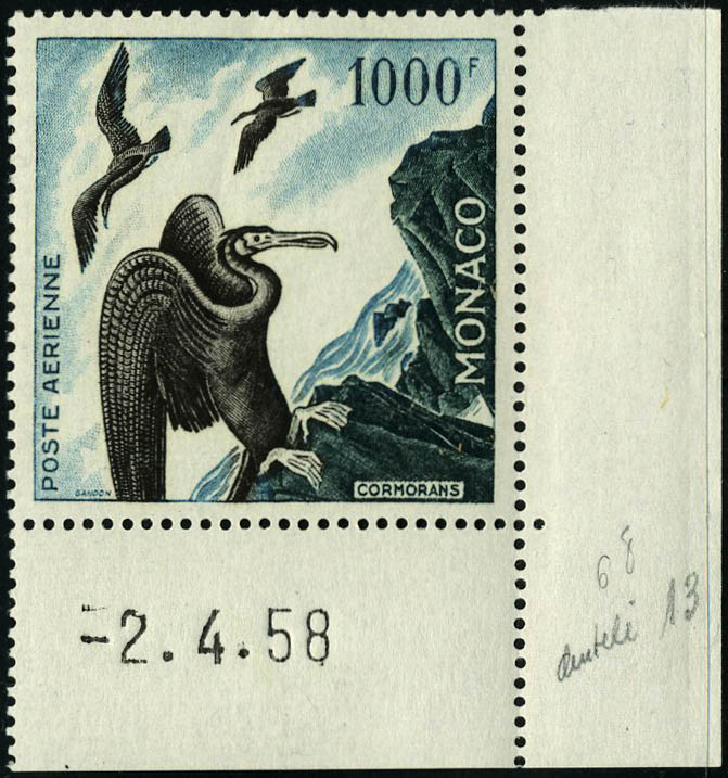 Lot 1550 - MONACO, FRENCH COLONIES A-Z INCLUDING RARITIES MONACO, POSTE AERIENNE - Francois Feldman F.C.N.P François FELDMAN sale #128 Lot 1550 - MONACO, FRENCH COLONIES A-Z INCLUDING RARITIES MONACO, POSTE AERIENNE - Francois Feldman F.C.N.P François FELDMAN sale #128