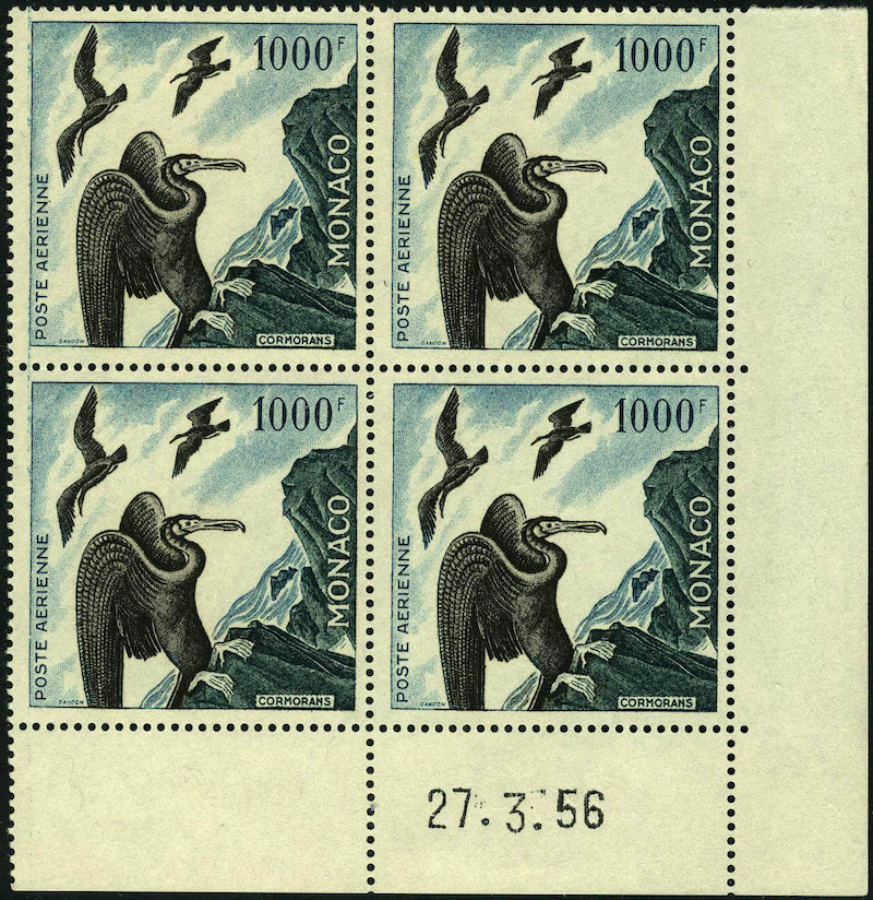 Lot 1552 - MONACO, FRENCH COLONIES A-Z INCLUDING RARITIES MONACO, POSTE AERIENNE - Francois Feldman F.C.N.P François FELDMAN sale #128 Lot 1552 - MONACO, FRENCH COLONIES A-Z INCLUDING RARITIES MONACO, POSTE AERIENNE - Francois Feldman F.C.N.P François FELDMAN sale #128