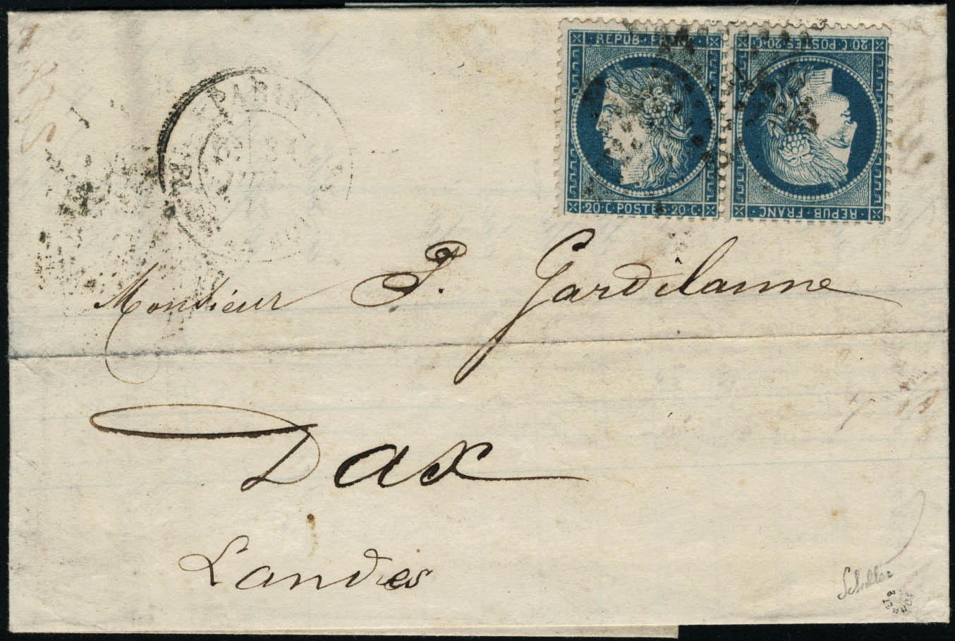 Lot 157 - France siege de paris -  Francois Feldman F.C.N.P François FELDMAN sale #128