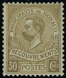 Lot 1574 - MONACO, FRENCH COLONIES A-Z INCLUDING RARITIES MONACO, TIMBRES-TAXE - Francois Feldman F.C.N.P François FELDMAN sale #128 Lot 1574 - MONACO, FRENCH COLONIES A-Z INCLUDING RARITIES MONACO, TIMBRES-TAXE - Francois Feldman F.C.N.P François FELDMAN sale #128