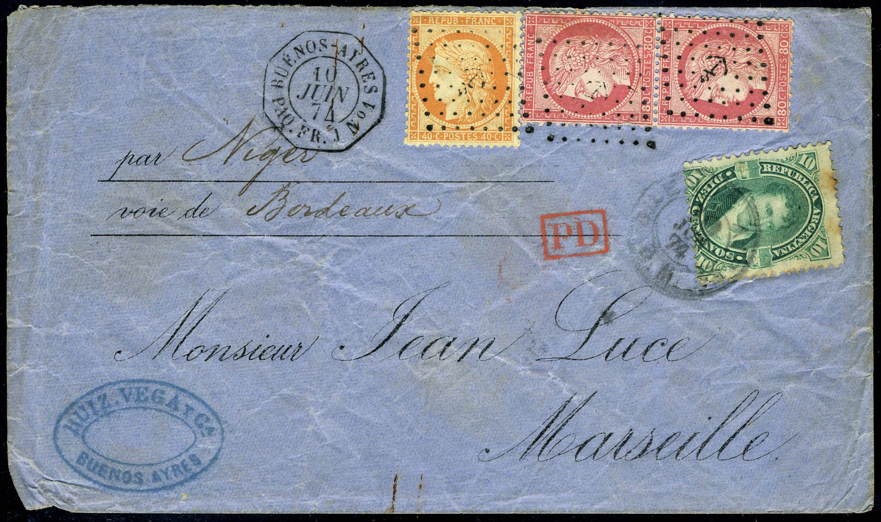 Lot 159 - France siege de paris -  Francois Feldman F.C.N.P François FELDMAN sale #128
