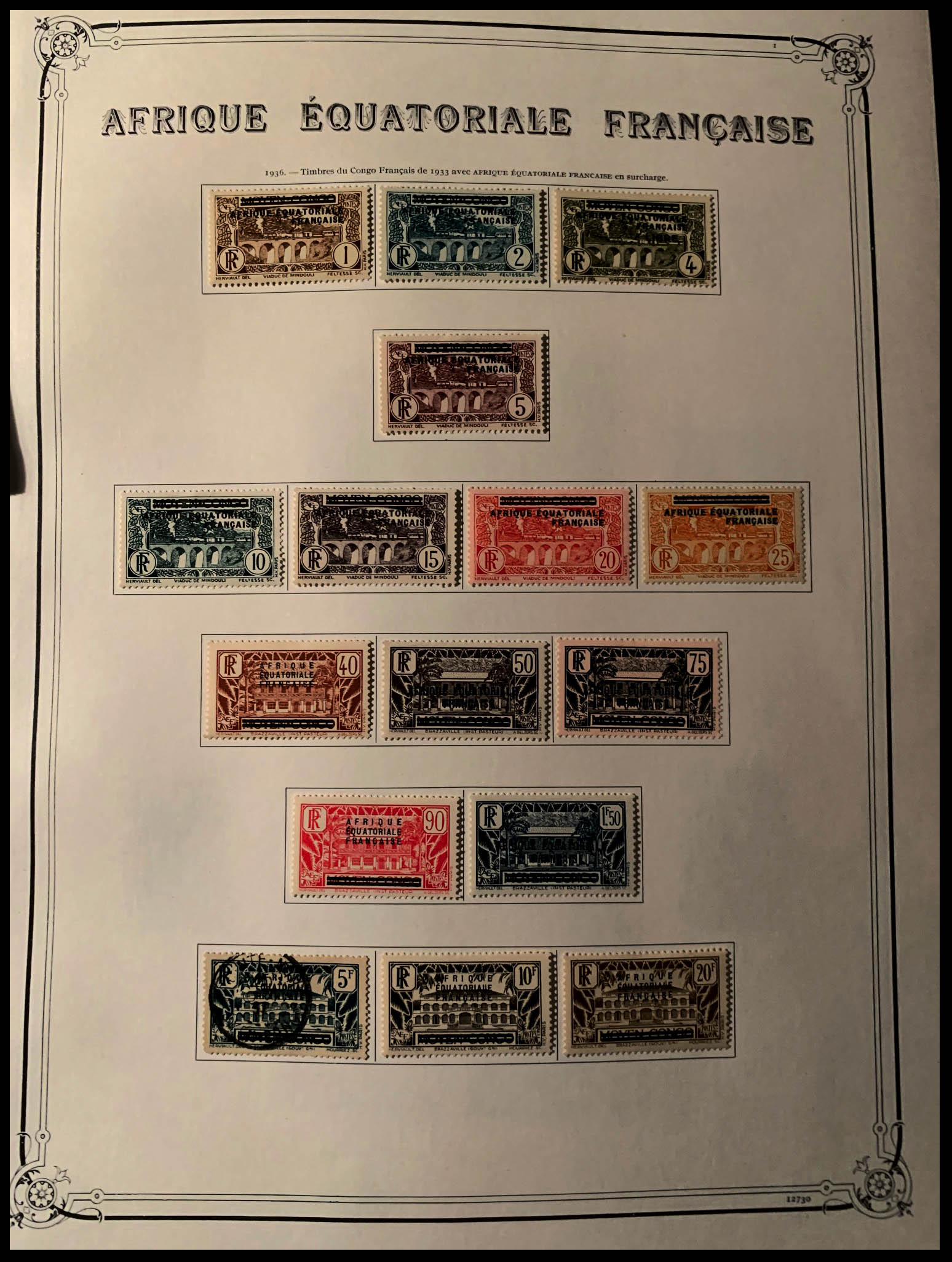 Lot 1657 - MONACO, FRENCH COLONIES A-Z INCLUDING RARITIES A.E.F., LOTS & COLLECTIONS -  Francois Feldman F.C.N.P François FELDMAN sale #128